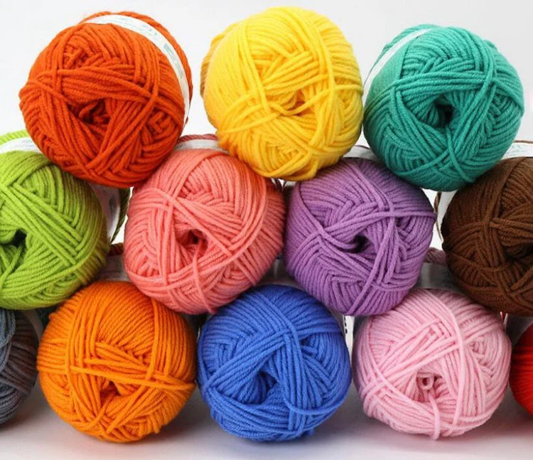 High Quality Yarn Dyed Acrylic Yarn for Crochet Sweater Hat Blanket