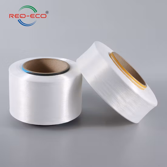 Certificazione Grs DTY 50d/72f Filato di poliestere riciclato in bottiglia 100% PET bianco