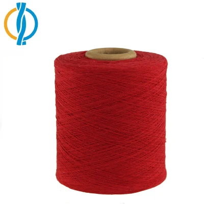 Filato per coperta in filato tinto 60% cotone 40% poliestere da 0,5 a 12 s