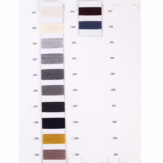 Nuovo filato misto cotone PBT multi colore per tessitura